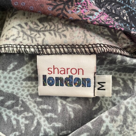 Sharon London bodycon moody forest print dress, size medium - Picture 6 of 6